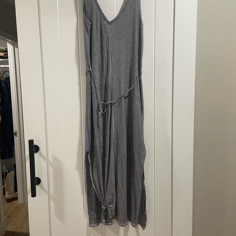 Splendid Striped Sundress with V-Neckline